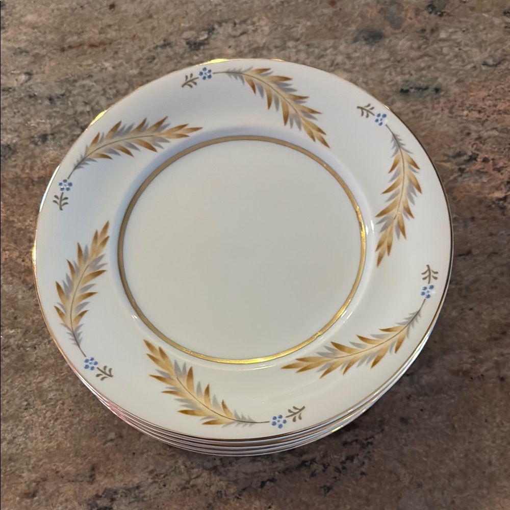 Meito Norleans China Courtley Salad Desert Plates Set of 5